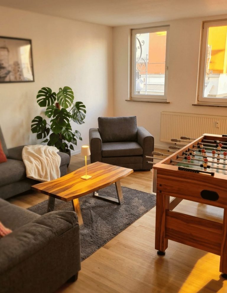 Serviced Apartment Wohnzimmer Waiblingen GLORYSTAY
